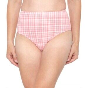 NEW Billabong High Waisted Retro Bikini Bottoms Pink Tide S Small SWIM